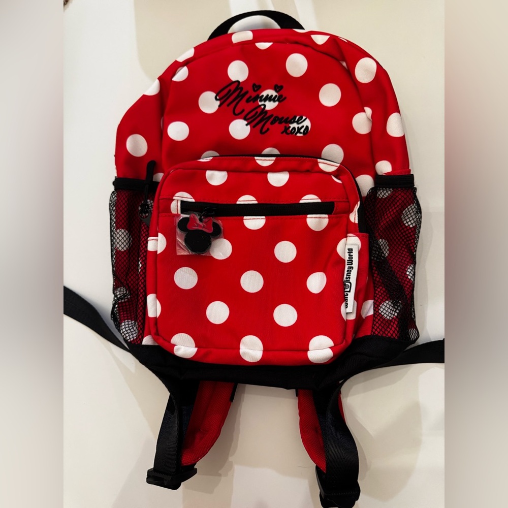 Disney Minnie Mouse Red Polka Dot Mini Backpack